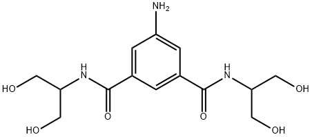 5-amino-N1,N3-bis(1,3-dihydroxypropan-2-yl)isophthalamide 结构式