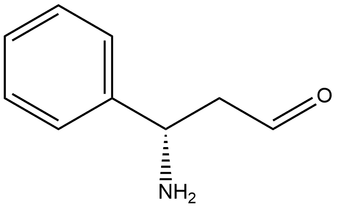 Benzenepropanal, β-amino-, (βS)- 结构式