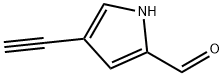 4-乙炔基1H吡咯-2-甲醛 结构式