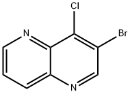 3-溴-4-氯-1,5-萘吡啶 结构式