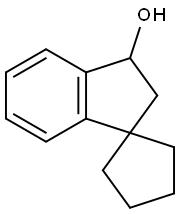 2',3'-dihydrospiro[cyclopentane-1,1'-inden]-3'-ol 结构式