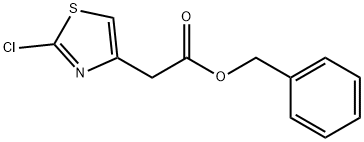 2-(2-氯噻唑-4-基)乙酸苄酯 结构式