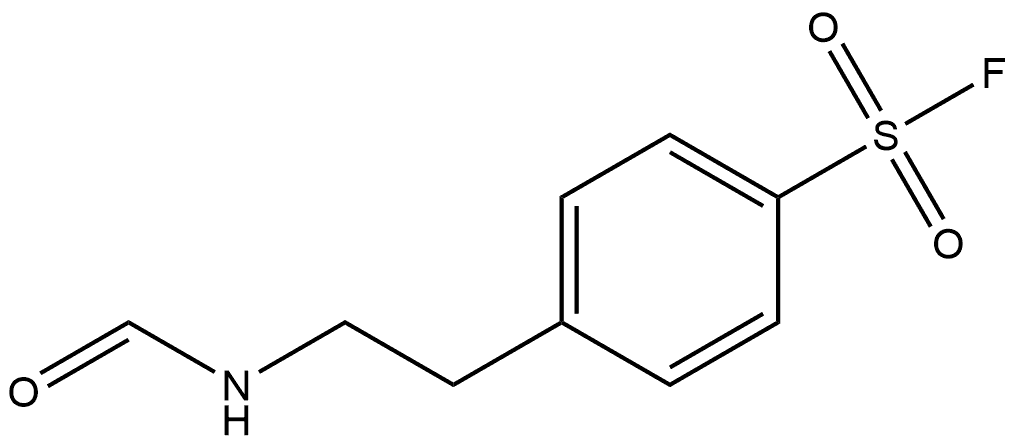 4-(2-formamidoethyl)benzenesulfonyl fluoride 结构式