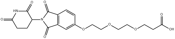 沙利度胺-5-三聚乙二醇-羧酸 结构式