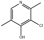 3-氯-2,5-二甲基吡啶-4-醇 结构式