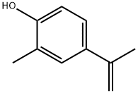 Phenol, 2-methyl-4-(1-methylethenyl)- 结构式