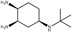 1,2,4-Cyclohexanetriamine, N4-(1,1-dimethylethyl)-, (1S,2R,4R)- 结构式