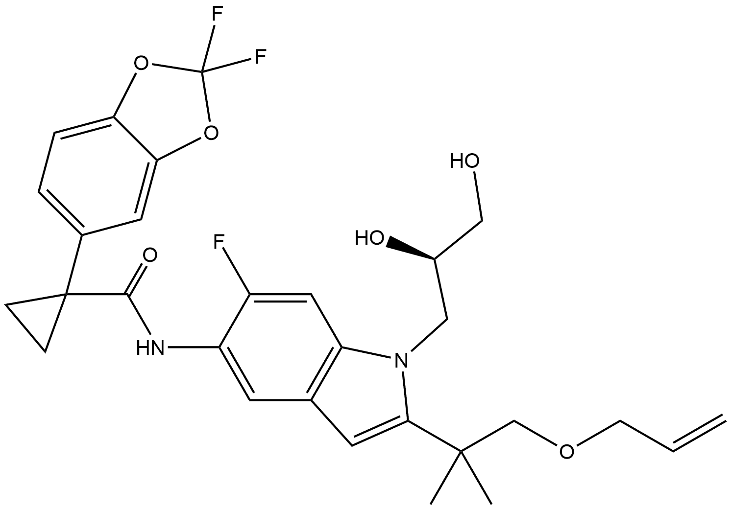 替扎卡托杂质7 结构式