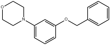 Morpholine, 4-[3-(phenylmethoxy)phenyl]- 结构式