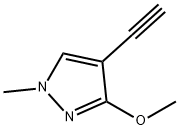 4-乙炔基-3-甲氧基-1-甲基-1H-吡唑 结构式