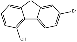 1-羟基-7-溴二苯并呋喃 结构式