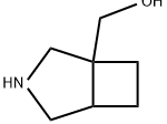 REL-((1S,5S)-3-氮杂双环[3.2.0]庚烷-1-基)甲醇 结构式