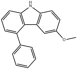 9H-Carbazole, 3-methoxy-5-phenyl- 结构式