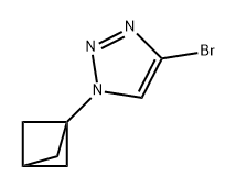1-(双环[1.1.1]戊烷-1-基)-4-溴-1H-1,2,3-三唑 结构式