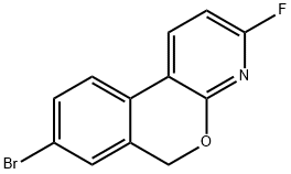 8-溴-3-氟-6H-异苯并[3,4-B]吡啶 结构式