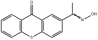 硫杂蒽酮-2-乙酮肟 结构式