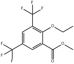 Methyl 2-ethoxy-3,5-bis(trifluoromethyl)benzoate 结构式