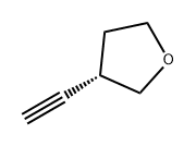 (S)-3-乙炔基四氢呋喃 结构式