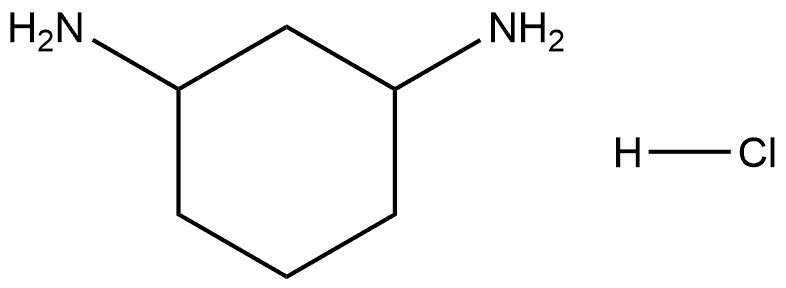 1,3-Cyclohexanediamine, hydrochloride (1:1) 结构式