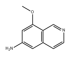 8-甲氧基异喹啉-6-胺 结构式