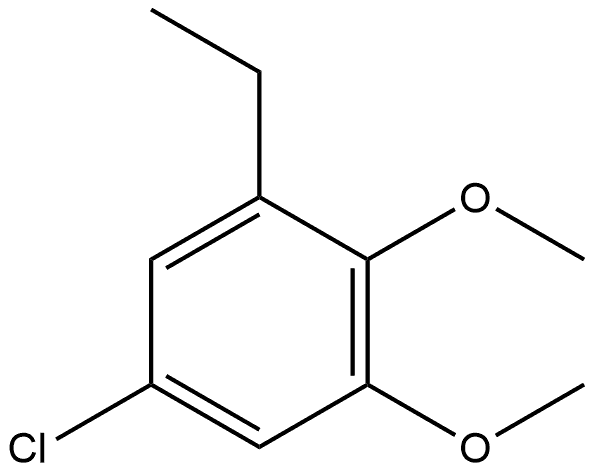 5-Chloro-1-ethyl-2,3-dimethoxybenzene 结构式