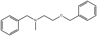 N-BENZYL-2-(BENZYLOXY)-N-METHYLETHAN-1-AMINE 结构式