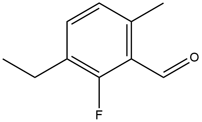 3-Ethyl-2-fluoro-6-methylbenzaldehyde 结构式