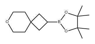 4,4,5,5-四甲基-2-(7-氧杂螺[3.5]壬-2-基)-1,3,2-二氧苯甲醛 结构式