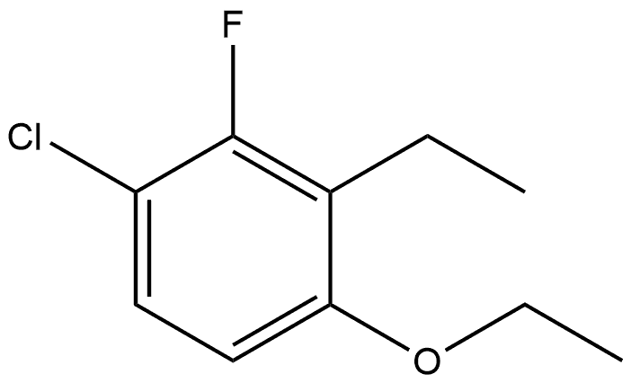 1-Chloro-4-ethoxy-3-ethyl-2-fluorobenzene 结构式