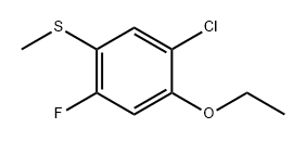 (5-Chloro-4-ethoxy-2-fluorophenyl)(methyl)sulfane 结构式