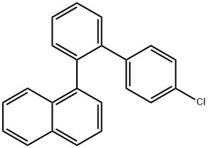 1-(4′-氯[1,1′-联苯]-2-基)萘 结构式