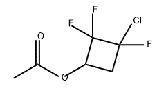 Cyclobutanol, 3-chloro-2,2,3-trifluoro-, 1-acetate 结构式