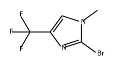 2-溴-1-甲基-4-(三氟甲基)-1H咪唑 结构式