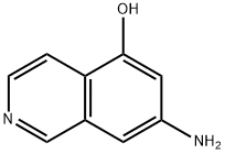 7-氨基异喹啉-5-醇 结构式