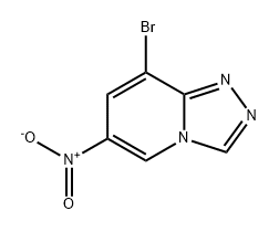 8-溴-6-硝基-[1,2,4]三唑并[4,3-A]吡啶 结构式
