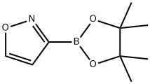 3-(4,4,5,5-四甲基-1,3,2-二氧杂硼杂环戊烷-2-基)异恶唑 结构式