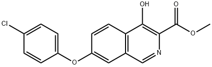 罗沙司他杂质21 结构式