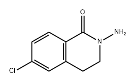 1(2H)-Isoquinolinone, 2-amino-6-chloro-3,4-dihydro- 结构式