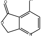 4-溴呋喃并[3,4-B]吡啶-5(7H)-酮 结构式