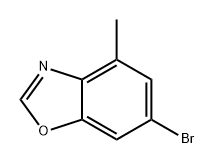 6-溴-4-甲基苯并[D]噁唑 结构式