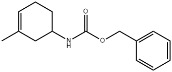 (3-Methyl-cyclohex-3-enyl)-carbamic acid benzyl ester 结构式