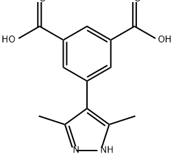 2,4,6-三(3,5-二羧基苯基氨基)-1,3,5-三嗪 结构式