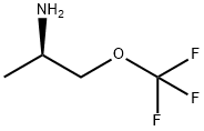 2-Propanamine, 1-(trifluoromethoxy)-, (2R)- 结构式