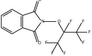 2-((全氟丙烷-2-基)氧基)异吲哚啉-1,3-二酮 结构式