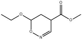 4H-1,2-Oxazine-4-carboxylic acid, 6-ethoxy-5,6-dihydro-, methyl ester 结构式