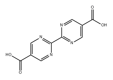 2',2-联嘧啶-5,5'-二甲酸 结构式