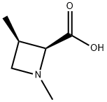 (2S,3R)-1,3-二甲基氮杂环丁烷-2-羧酸 结构式