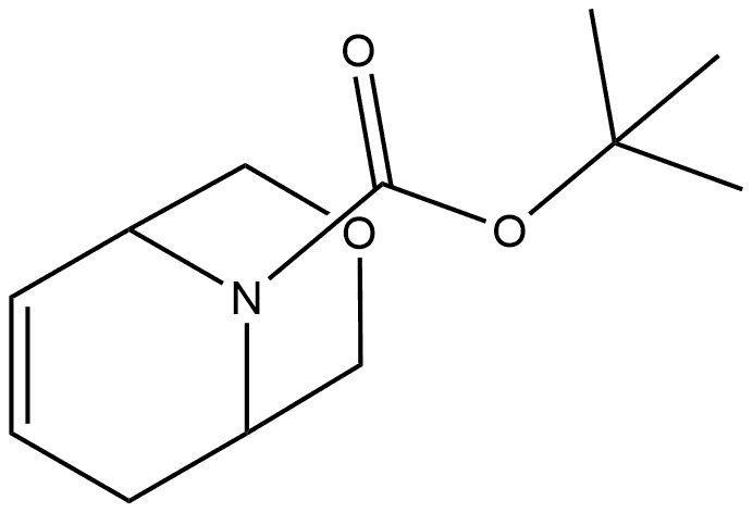 tert-butyl 3-oxa-9-azabicyclo[3.3.1]non-6-ene-9-carboxylate 结构式