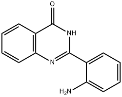 4(3H)-Quinazolinone, 2-(2-aminophenyl)- 结构式