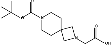 2-(7-(叔丁氧基羰基)-2,7-二氮杂螺[3.5]壬烷-2-基)乙酸 结构式